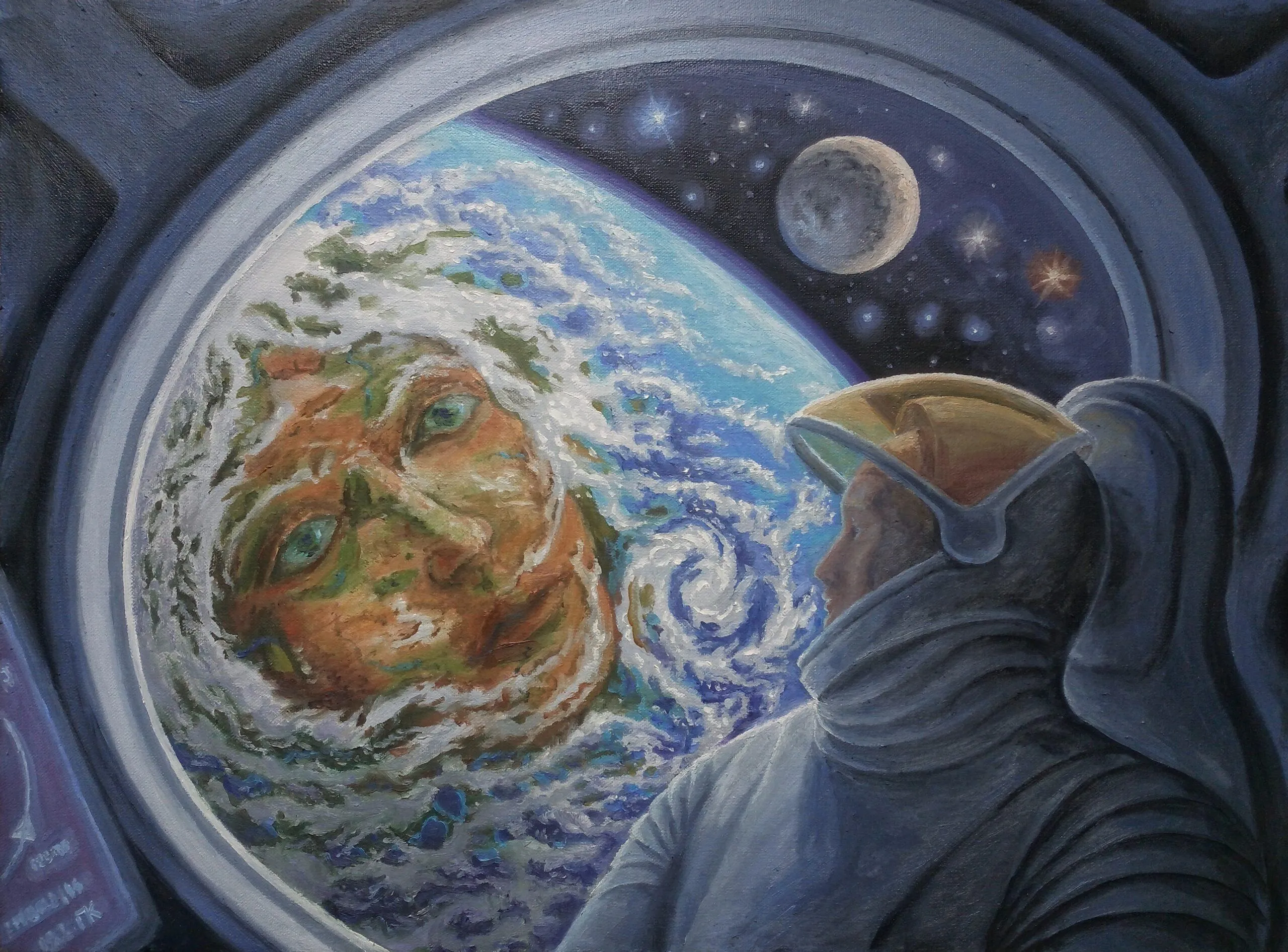 Alive Planet: A Cosmic Canvas of Imagination