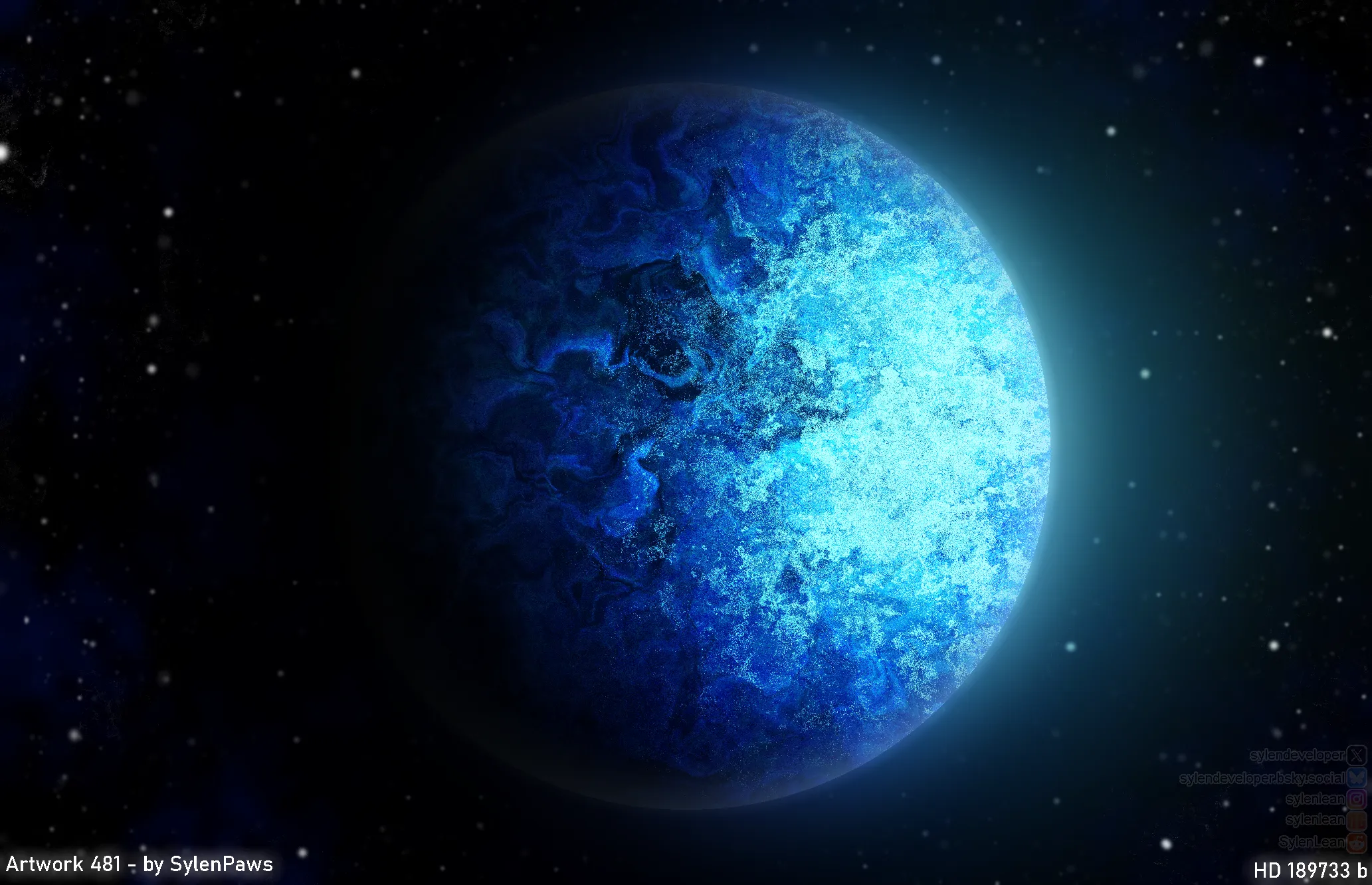 Journey to HD 189733 b: An Artistic Exploration of a Distant World