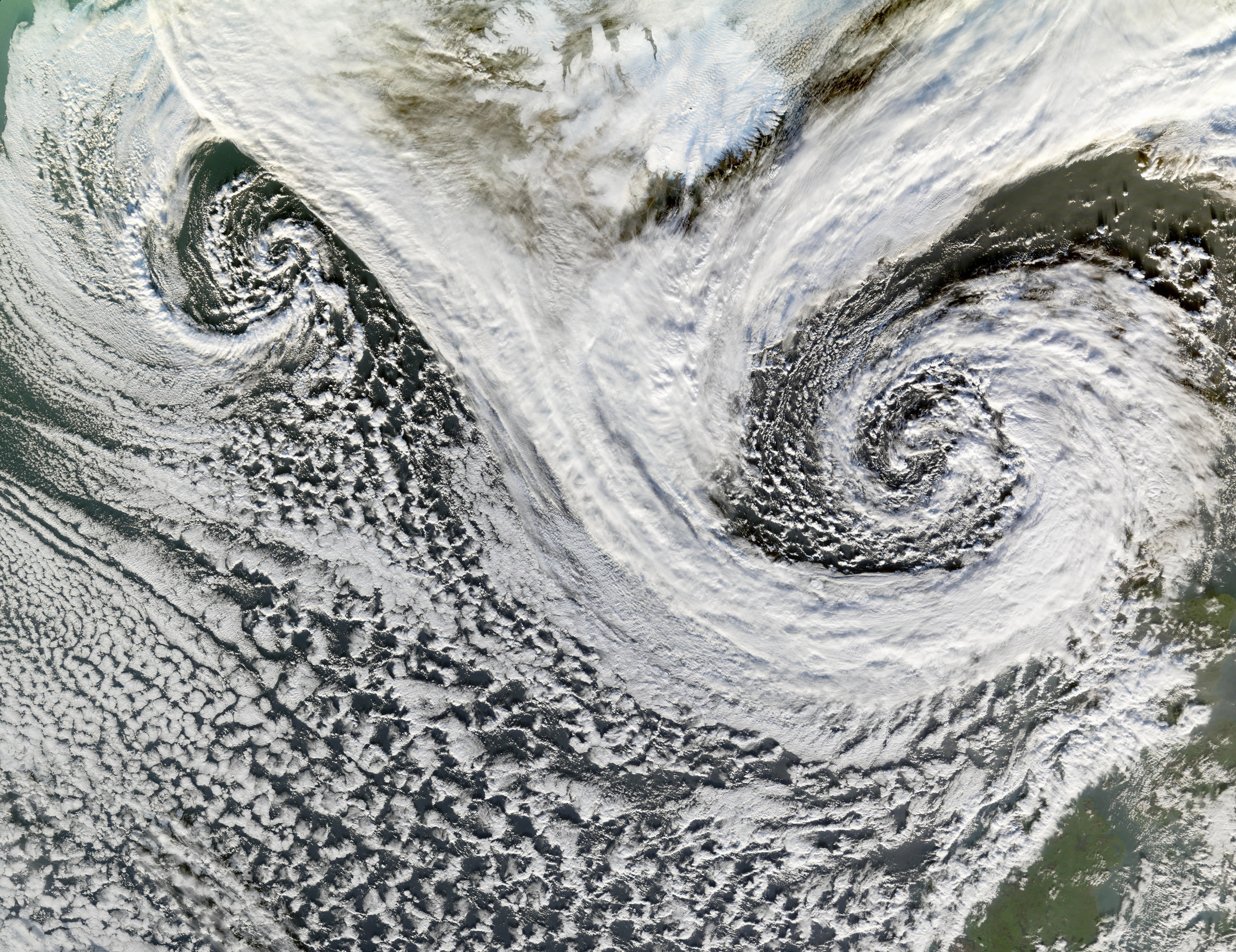 Cyclones from Space