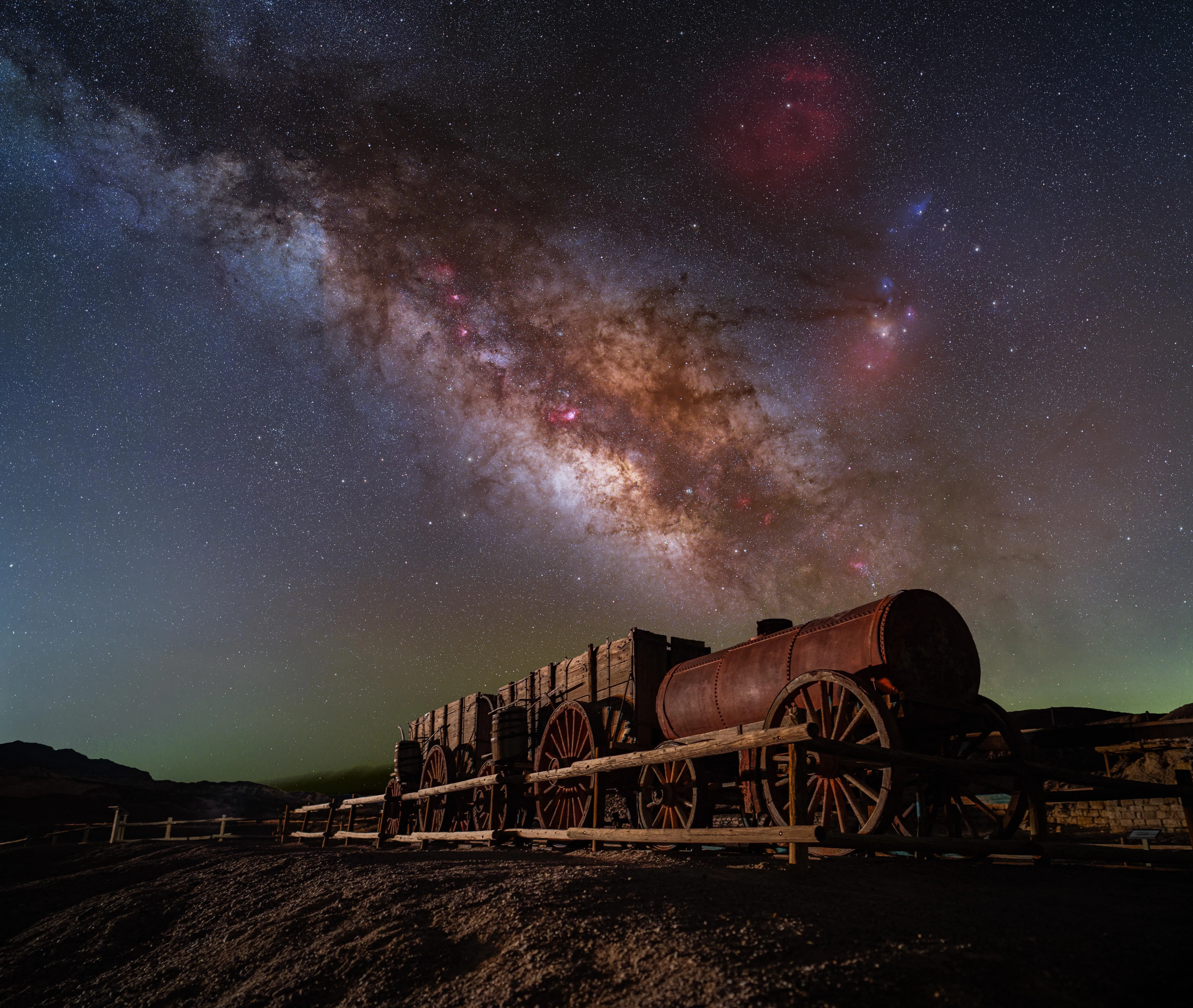 Harmony Borax Works: A Timeless Capture Under the Milky Way