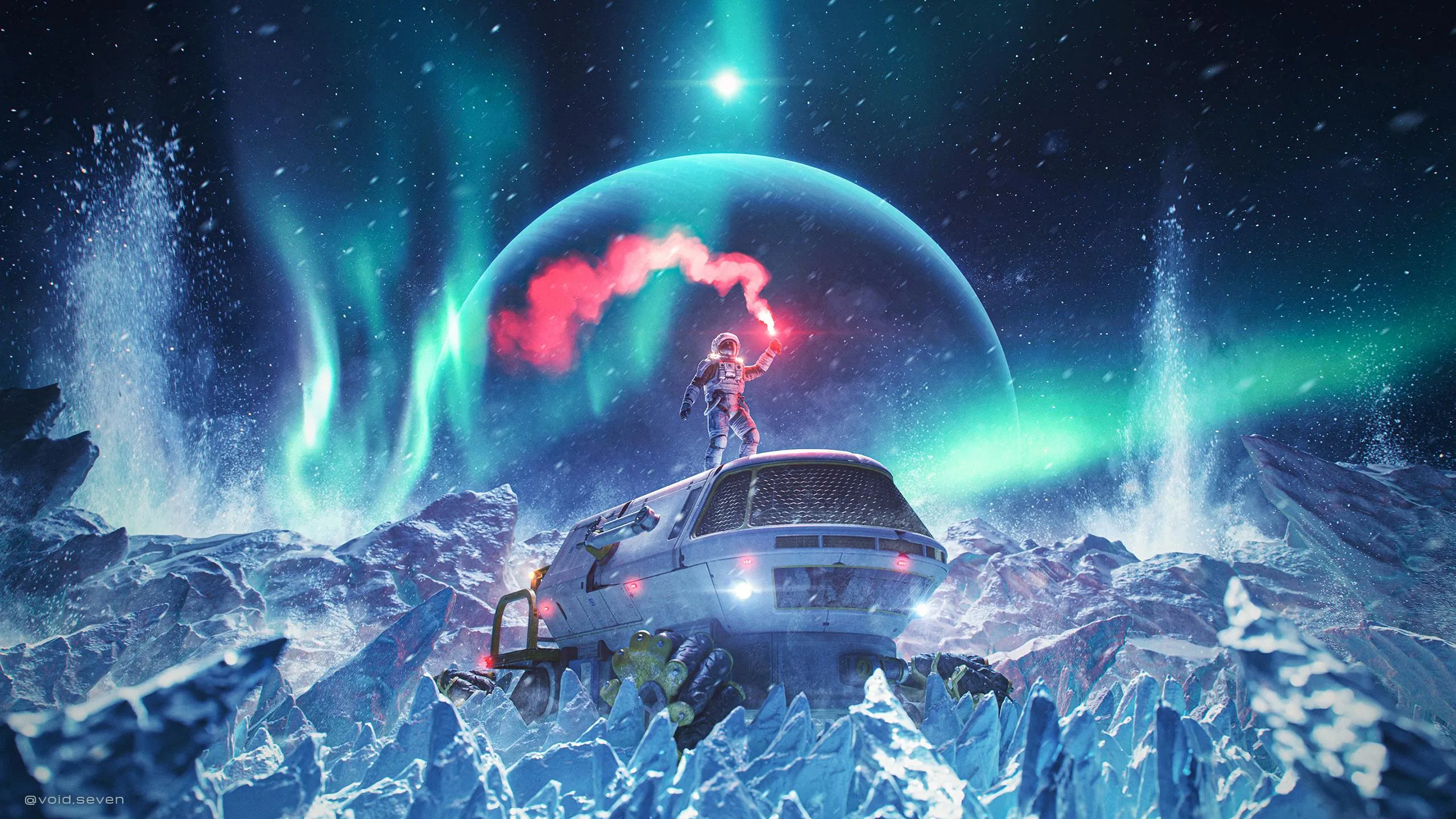 Signal in the Void: An Artistic Voyage into the Cosmos